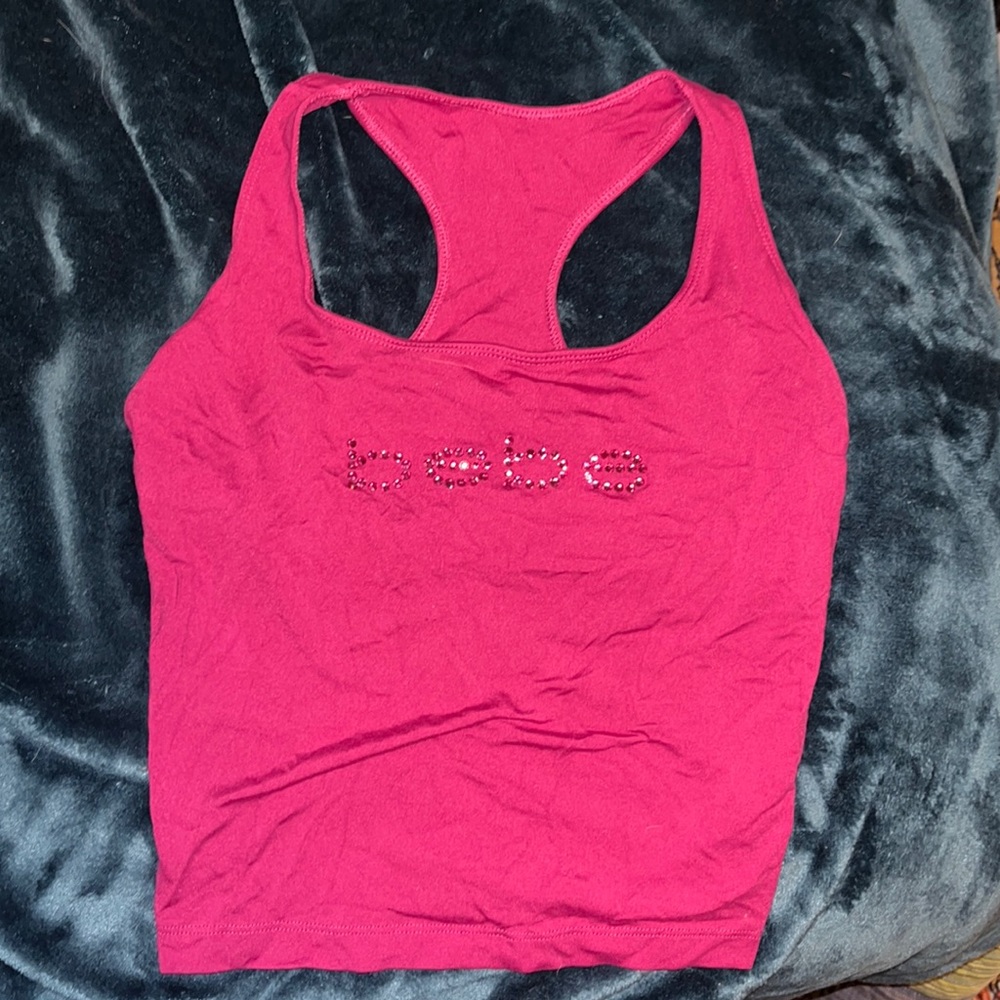 Vintage Y2K Bebe crop tank size large
